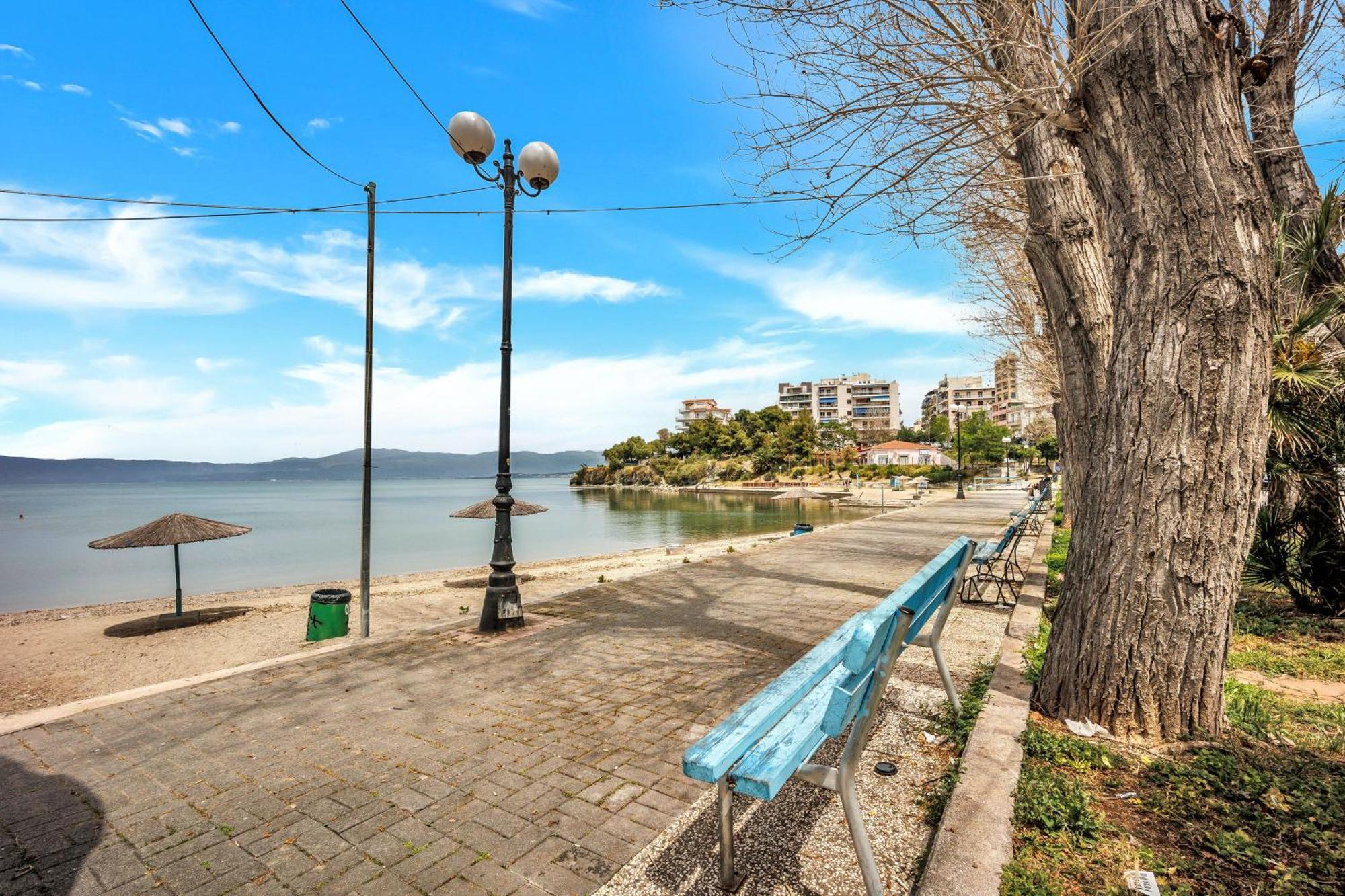 Fabulous Central Apartment Close To The Sea! Chalkís エクステリア 写真