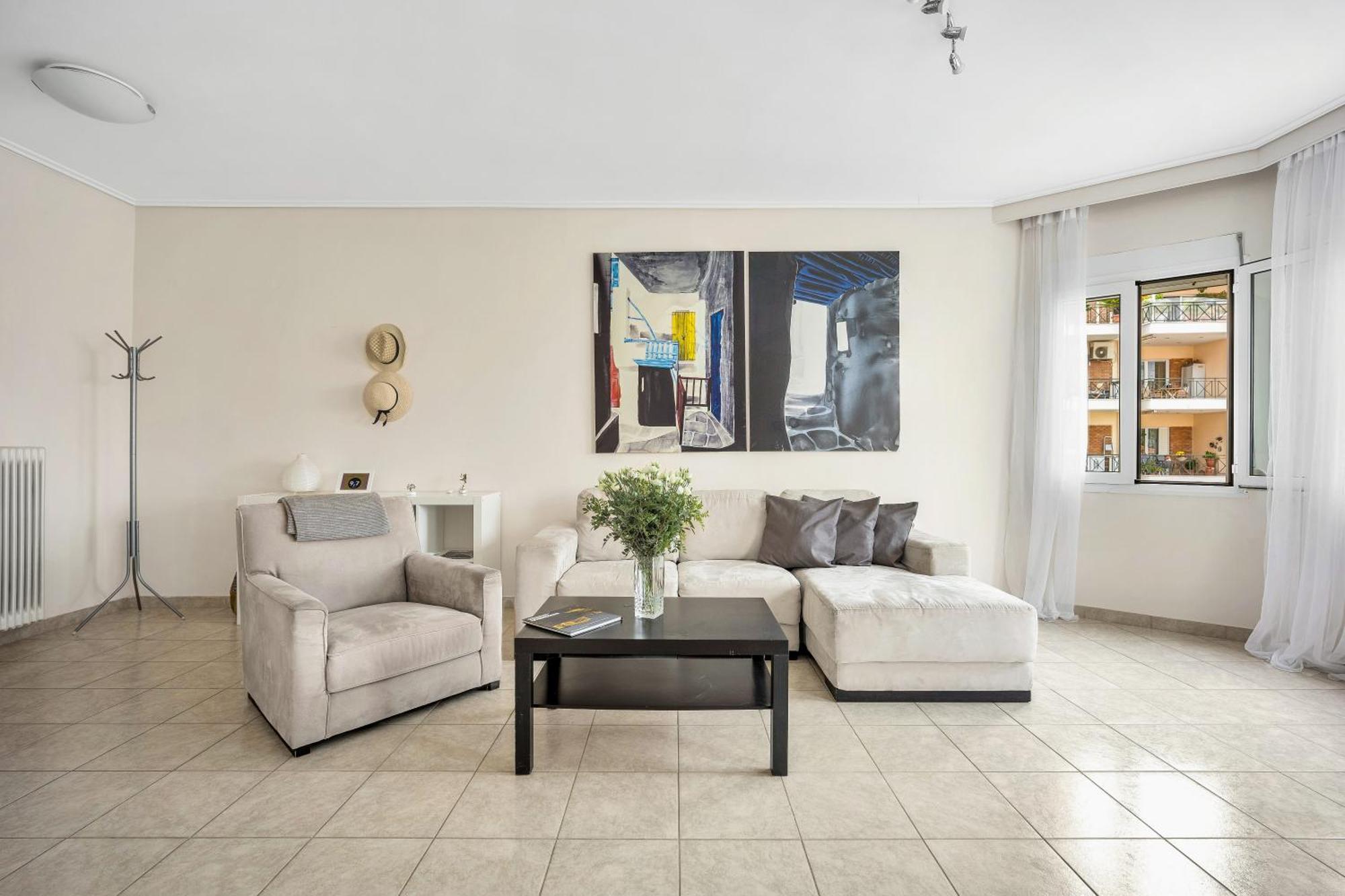 Fabulous Central Apartment Close To The Sea! Chalkís エクステリア 写真